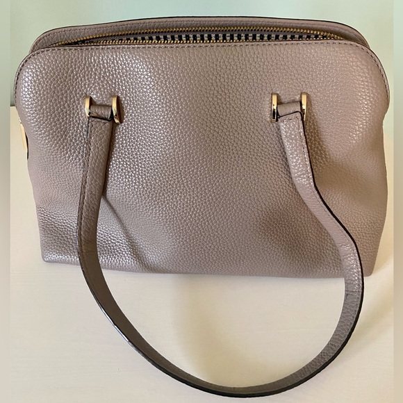 Kate Spade Handbag in Tan/Natural Gray Pebbled Leather - Picture 13 of 13